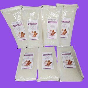 NEW Achzzy Colorless Paraffin Wax Refills, 7 Pack Blocks of Unscented 200g each
